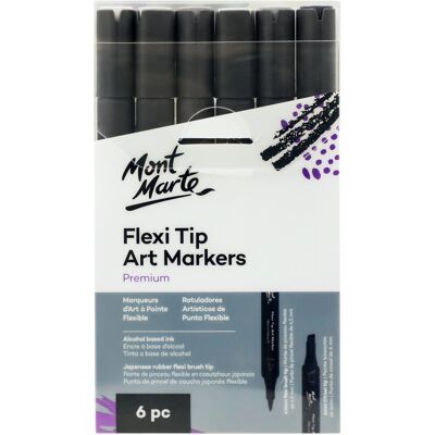 Zestaw Markery Flexi Tip Mont Marte 16SZT Zestaw Markery Flexi Tip Mont Marte 16SZT