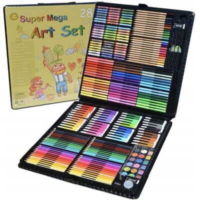 Pan i Pani Gadżet Zestaw Mega Art 288 Szt Elementów Pisaki Kredki Pan i Pani Gadżet Zestaw Mega Art 288 Szt Elementów Pisaki Kredki