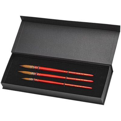 Zestaw pędzli Colineo RED da Vinci, 3 sztuki Zestaw pędzli Colineo RED da Vinci, 3 sztuki