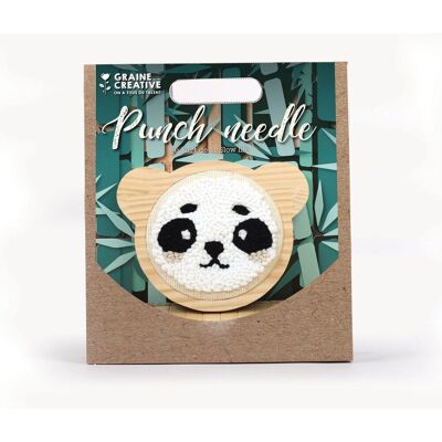 Creative Zestaw punch needle, panda, 15 cm Creative Zestaw punch needle, panda, 15 cm
