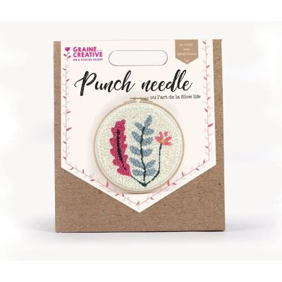 Zestaw igieł do punch z motywem roślinnym - Graine Créative - Ø 20 cm - Haft Zestaw igieł do punch z motywem roślinnym - Graine Créative - Ø 20 cm - Haft