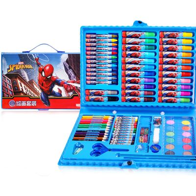 inna (Inny) Zestaw szkolny dziecięcy do rysowania kredki SPIDERMAN 108szt dla chłopca inna (Inny) Zestaw szkolny dziecięcy do rysowania kredki SPIDERMAN 108szt dla chłopca