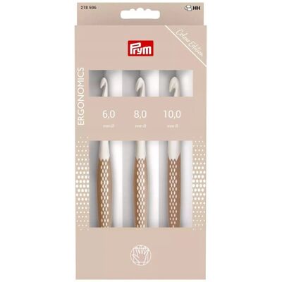 Zestaw szydełek Prym ergonomics 5 szt. 6, 8, 10 mm - szydełka PRYM 218596 Zestaw szydełek Prym ergonomics 5 szt. 6, 8, 10 mm - szydełka PRYM 218596