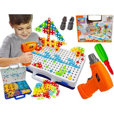 Lean Toys ZESTAW W WALIZCE KREATYWNA MOZAIKA AKCESORIA Lean Toys ZESTAW W WALIZCE KREATYWNA MOZAIKA AKCESORIA