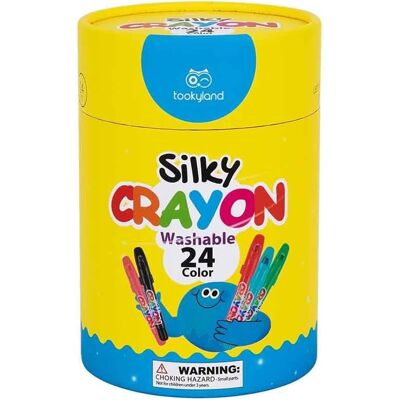 Tooky Toy Zmywalne Pastele Kredki Żelowe 24 Kolory Silikonowe w Tubie 3+ Tooky Toy Zmywalne Pastele Kredki Żelowe 24 Kolory Silikonowe w Tubie 3+