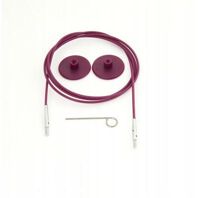 KnitPro - Wire - Fioletowy - 28 cm - Kabel do drutów KnitPro - Wire - Fioletowy - 28 cm - Kabel do drutów