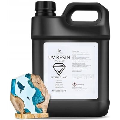 TRS Żywica Uv Krystalicznie Czysta Twardy Klej Ultrafioletowa 2000G TRS Żywica Uv Krystalicznie Czysta Twardy Klej Ultrafioletowa 2000G