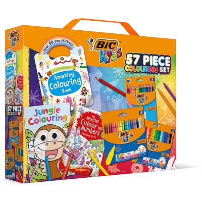 BIC Kids - 57 Piece Colouring Set - 18 Kredki Kolorowe BIC Kids - 57 Piece Colouring Set - 18 Kredki Kolorowe