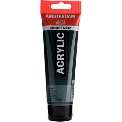 Amsterdam Pęcherz Akrylowy, Zielony, 120 Ml, T1709 623 Amsterdam Pęcherz Akrylowy, Zielony, 120 Ml, T1709 623