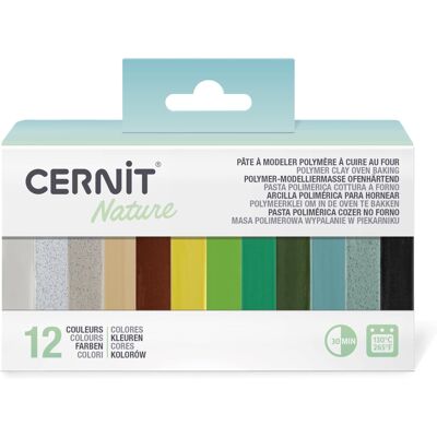 Cernit Modelina Polimerowa 12 Sztuk 25 G Do Wypiekania - Różne Kolory Cernit Modelina Polimerowa 12 Sztuk 25 G Do Wypiekania - Różne Kolory