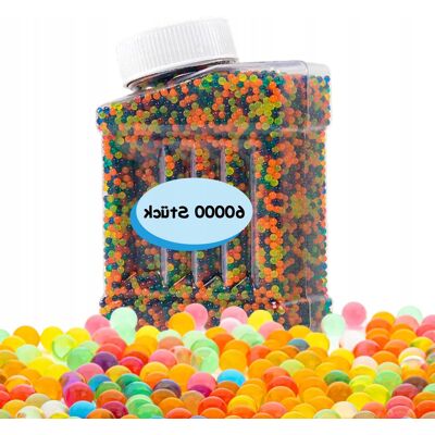 nieznany producent Koraliki Żelowe 60000 Szt Wielokolorowe Okrągłe Gładkie Do Dekoracji nieznany producent Koraliki Żelowe 60000 Szt Wielokolorowe Okrągłe Gładkie Do Dekoracji