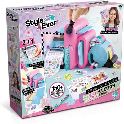 Canal Toys Kreatywny Zestaw Do Scrapbookingu 3 W 1 Z 150 Akcesoriami Dla Dzieci Od 6 Canal Toys Kreatywny Zestaw Do Scrapbookingu 3 W 1 Z 150 Akcesoriami Dla Dzieci Od 6