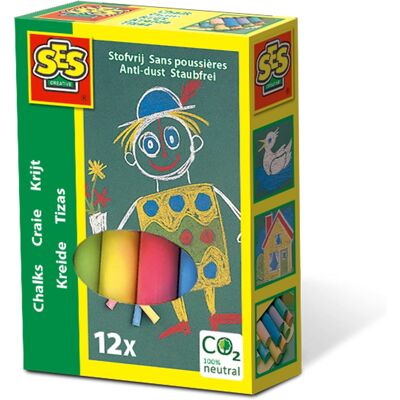 Creative Kreda Kolorowa Ses Zmywalna 12 Sztuk Do Rysowania Dla Dzieci Creative Kreda Kolorowa Ses Zmywalna 12 Sztuk Do Rysowania Dla Dzieci