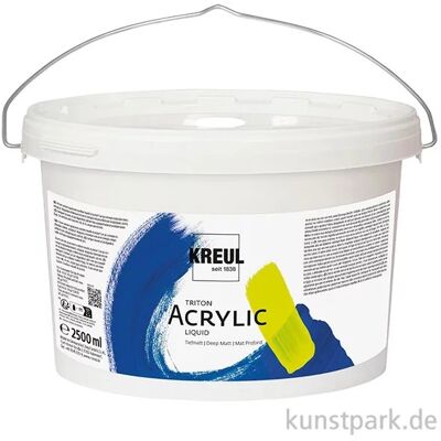 Kreul Triton Acrylic Liquid – Biel Tytanowa, 2500 Ml Kreul Triton Acrylic Liquid – Biel Tytanowa, 2500 Ml