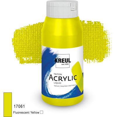 Kreul Triton Acrylic Liquid – Fluorescencyjny Żółty, 750 Ml Kreul Triton Acrylic Liquid – Fluorescencyjny Żółty, 750 Ml