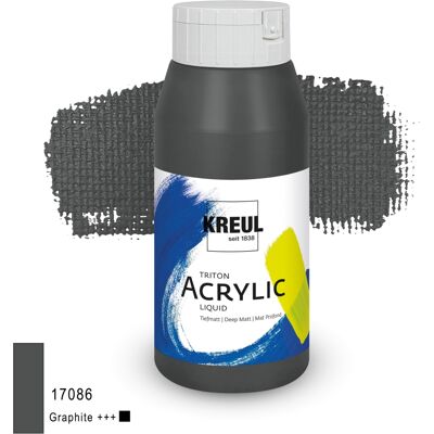 Kreul Triton Acrylic Liquid – Grafitowy, 750 Ml Kreul Triton Acrylic Liquid – Grafitowy, 750 Ml