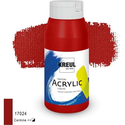 Kreul Triton Acrylic Liquid – Karminowy, 750 Ml Kreul Triton Acrylic Liquid – Karminowy, 750 Ml