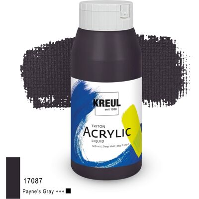 Kreul Triton Acrylic Liquid – Szarość Payne'A, 750 Ml Kreul Triton Acrylic Liquid – Szarość Payne'A, 750 Ml