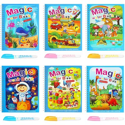 Inny producent Książka Wodna 6 Sztuk Wielokrotna Magiczna Akwarela Dzieci Inny producent Książka Wodna 6 Sztuk Wielokrotna Magiczna Akwarela Dzieci