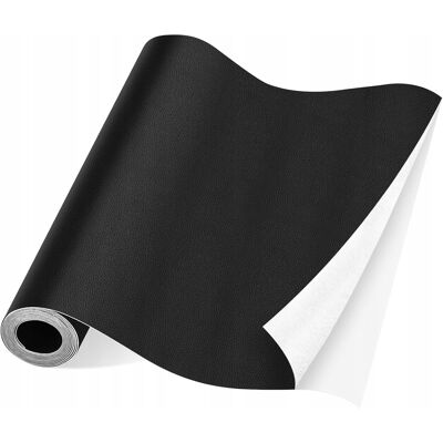 Inny producent Łatka Samoprzylepna Skóra Ekologiczna 160x34 Cm Naprawa Sofy Fotela Czarna Inny producent Łatka Samoprzylepna Skóra Ekologiczna 160x34 Cm Naprawa Sofy Fotela Czarna