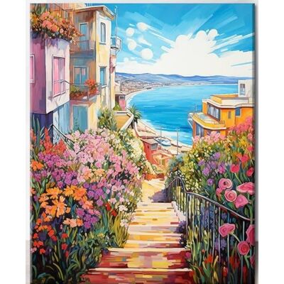 Inny producent Malowanie Po Numerach 30 X 40 Cm Zestaw Diy Farby Akrylowe 3 Pędzle Bez Ramy Inny producent Malowanie Po Numerach 30 X 40 Cm Zestaw Diy Farby Akrylowe 3 Pędzle Bez Ramy
