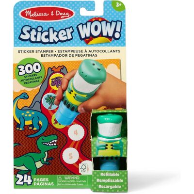 Melissa & Doug Naklejka Wow Dinozaur 300 Naklejek 24 Strony Aktywności Melissa & Doug Naklejka Wow Dinozaur 300 Naklejek 24 Strony Aktywności