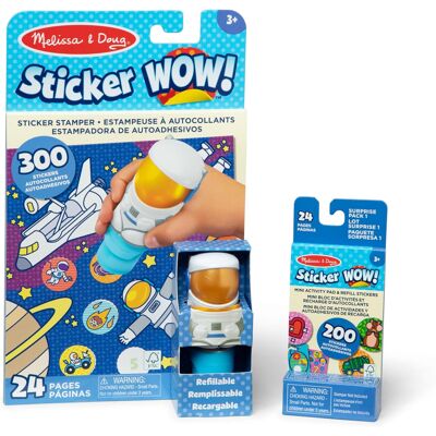 Melissa & Doug Naklejki Wow Pakiet Astronauta 500 Naklejek Dla Dzieci Melissa & Doug Naklejki Wow Pakiet Astronauta 500 Naklejek Dla Dzieci