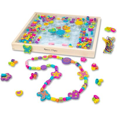 Melissa & Doug Zestaw Koralików Drewnianych 228 Szt. Kreatywna Biżuteria Melissa & Doug Zestaw Koralików Drewnianych 228 Szt. Kreatywna Biżuteria