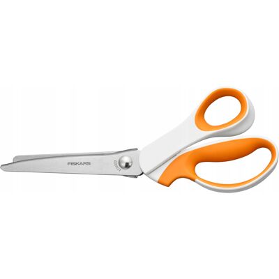 NOŻYCZKI KRAWIECKIE FISKARS OSTRE NOŻYCE ZĄBKI DO TKANIN ZIG-ZAG 23CM MOCNE NOŻYCZKI KRAWIECKIE FISKARS OSTRE NOŻYCE ZĄBKI DO TKANIN ZIG-ZAG 23CM MOCNE
