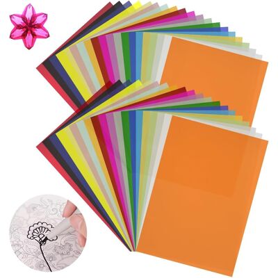 Inny producent Papier 40 Arkuszy A4 Kreślarski Kolorowy Półprzezroczysty 110g Smukły Inny producent Papier 40 Arkuszy A4 Kreślarski Kolorowy Półprzezroczysty 110g Smukły