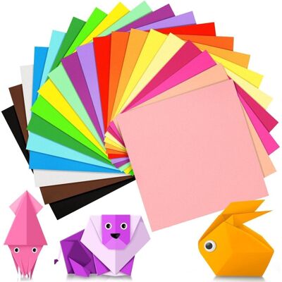 Inny producent Papier Do Origami 200 Arkuszy 20 Kolorów 20x20cm 70 G/m² Dwustronny Inny producent Papier Do Origami 200 Arkuszy 20 Kolorów 20x20cm 70 G/m² Dwustronny