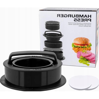 Inny producent Prasa Do Hamburgerow 3w1 13x13x65cm Formiarka Kotletow Masyna Plastik Inny producent Prasa Do Hamburgerow 3w1 13x13x65cm Formiarka Kotletow Masyna Plastik