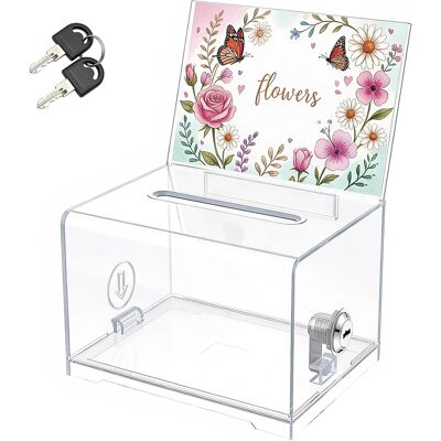 Inny producent Pudełko 16x12x10cm Zamykane Przeźroczyste Skarbonka Praktyczne Inny producent Pudełko 16x12x10cm Zamykane Przeźroczyste Skarbonka Praktyczne
