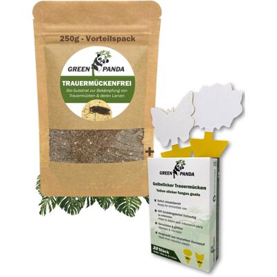 Inny producent Substrat na komary i muszki żałobne 250 g + 30 naklejek do roślin Inny producent Substrat na komary i muszki żałobne 250 g + 30 naklejek do roślin
