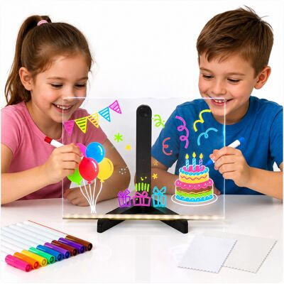 inna (Inny) Tablica Do Rysowania Led Zestaw Dla Dzieci Do Malowania Podświetlana Pisaki inna (Inny) Tablica Do Rysowania Led Zestaw Dla Dzieci Do Malowania Podświetlana Pisaki