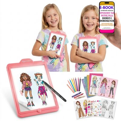 Tablica Podświetlana Avatar Fashion Maped Creativ Na Prezent Dla Projektantki + E-Book-3 Tablica Podświetlana Avatar Fashion Maped Creativ Na Prezent Dla Projektantki + E-Book-3