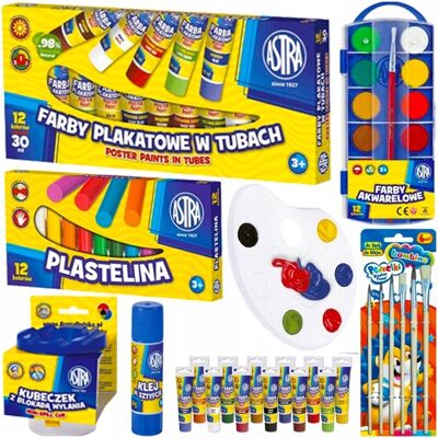 Wyprawka Szkolna Farby Plastelina Paletka Na Plastykę Astra Wyprawka Szkolna Farby Plastelina Paletka Na Plastykę Astra