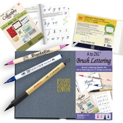 Zestaw Do Nauki Kaligrafii Kuretake Brush Lettering Starter Kit Zestaw Do Nauki Kaligrafii Kuretake Brush Lettering Starter Kit