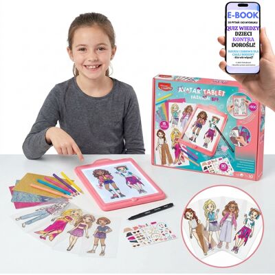 Pltb Zestaw Do Projektowania Mody Led Dla Dziewczynki 7+ Tablet Led + E-Book-2 Pltb Zestaw Do Projektowania Mody Led Dla Dziewczynki 7+ Tablet Led + E-Book-2