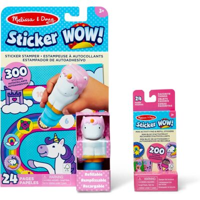 Zestaw Naklejek Jednorożec Melissa & Doug 300 Sztuk Blok Aktywności Zestaw Naklejek Jednorożec Melissa & Doug 300 Sztuk Blok Aktywności