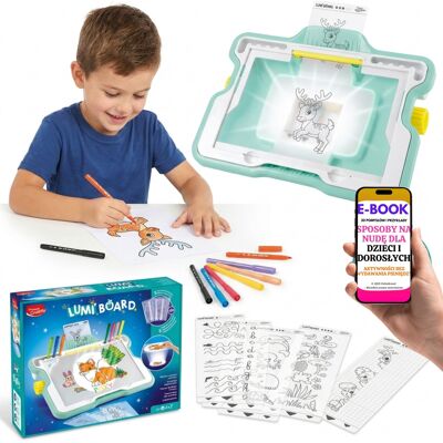Maped Zestaw Tablica Do Rysowania Podświetlana Tablet Dla Dziecka + E-Book-3 Maped Zestaw Tablica Do Rysowania Podświetlana Tablet Dla Dziecka + E-Book-3