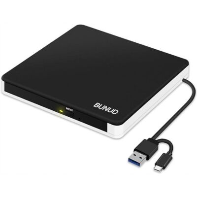 Inny producent Bunud Ct10 Zewnętrzny Napęd Cd Dvd Usb 3.0 Typu C Inny producent Bunud Ct10 Zewnętrzny Napęd Cd Dvd Usb 3.0 Typu C