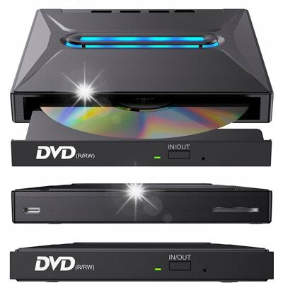 Inny producent Napęd Cd Dvd Usb Type C Przenośna Nagrywarka Z Efektem Światła / 6sv0232234213 Inny producent Napęd Cd Dvd Usb Type C Przenośna Nagrywarka Z Efektem Światła / 6sv0232234213