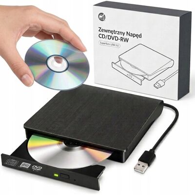 Inny producent Napęd CD DVD Zewnętrzny USB 3.0 Nagrywarka Odtwarzacz Mocny Inny producent Napęd CD DVD Zewnętrzny USB 3.0 Nagrywarka Odtwarzacz Mocny