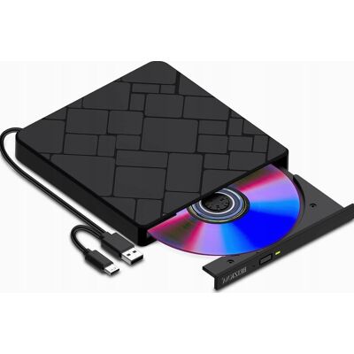 Inny producent Napęd Optyczny Zewnętrzny Dvd Cd Usb 3.0 Typ C Przenośny Nagrywarka Inny producent Napęd Optyczny Zewnętrzny Dvd Cd Usb 3.0 Typ C Przenośny Nagrywarka
