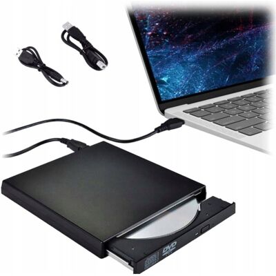 Inny producent NAPĘD ZEWNĘTRZNY CD-R DVD RV USB DO KOMPUTERA LAPTOPA ODTWARZACZ PRZENOŚNY Inny producent NAPĘD ZEWNĘTRZNY CD-R DVD RV USB DO KOMPUTERA LAPTOPA ODTWARZACZ PRZENOŚNY