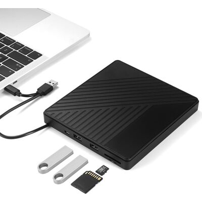 Reagle Zewnętrzny Przenośny Napęd Cd Dvd-Rw Usb 3.2 Usb-C Reagle Zewnętrzny Przenośny Napęd Cd Dvd-Rw Usb 3.2 Usb-C