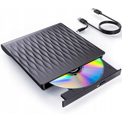 producent niezdefiniowany Zewnętrzny Napęd Dvd Cd, Usb 3.0 Typ C Przenośny Czarny producent niezdefiniowany Zewnętrzny Napęd Dvd Cd, Usb 3.0 Typ C Przenośny Czarny