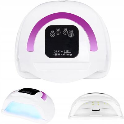 ACTIVESHOP Lampa do paznokci Glow S1 Dual LED UV 168W różowe złoto ACTIVESHOP Lampa do paznokci Glow S1 Dual LED UV 168W różowe złoto