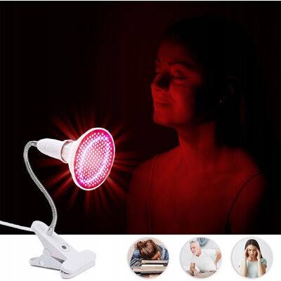 Lampa LED rozgrzewająca na podczerwień z klipsem światłoterapia inSPORTline Lampa LED rozgrzewająca na podczerwień z klipsem światłoterapia inSPORTline
